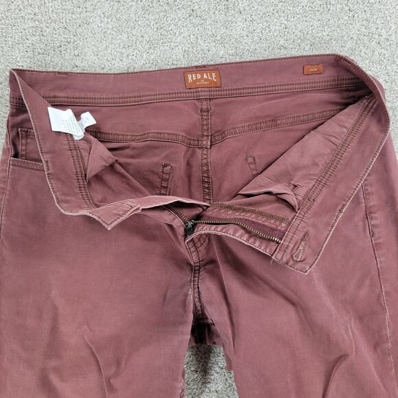 Red Ale by Alesbury Straight Leg Jeans Mens 32/30 Brown Slim Leg Relaxed Denim - Picture 12 of 15